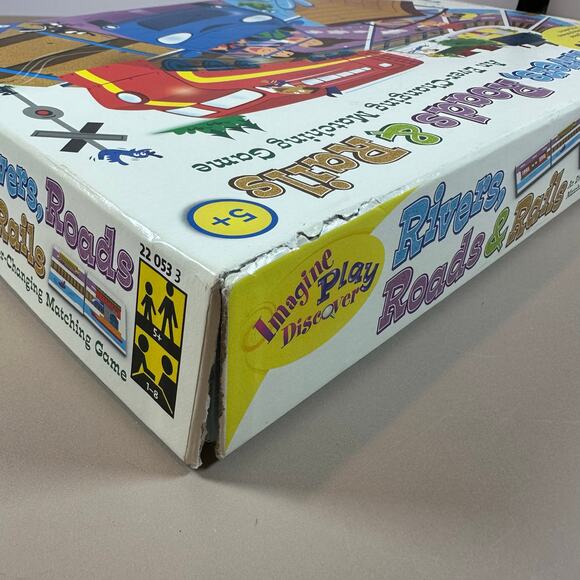 Rivers Roads & Rails 220533 Ever Changing Matching Board Game Ravensburger - Picture 6 of 6